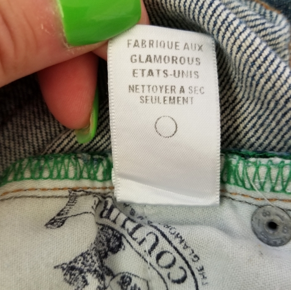 Juicy Couture Vintage Bleach Flower Jeans Size 27 - Picture 5 of 5